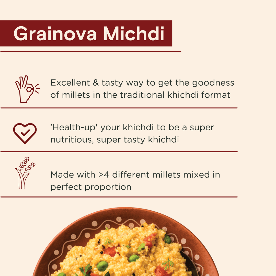 MICHDI (MULTIMILLET KHICHDI) - Grainova