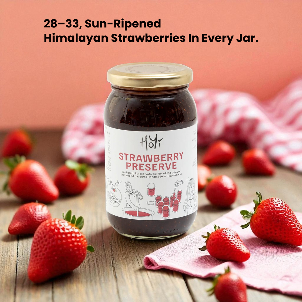 Strawberry Preserve - With fresh juicy chunks | Co- Branded
