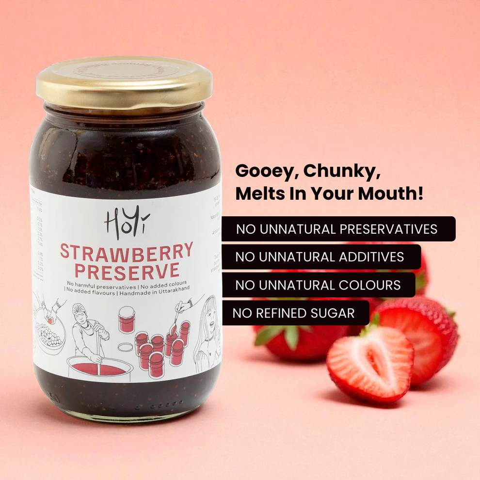 Strawberry Preserve - With fresh juicy chunks | Co- Branded