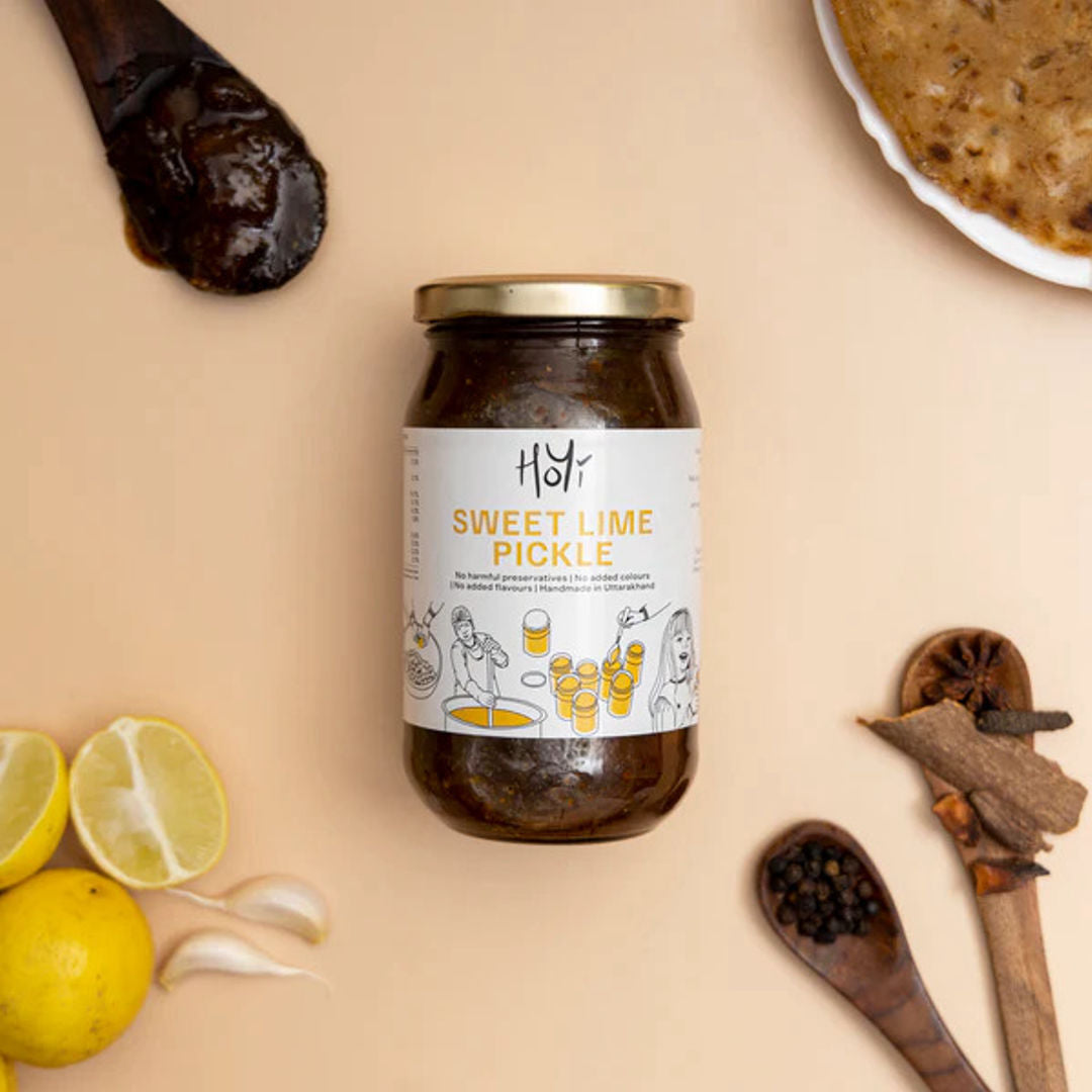 Sweet Lime Pickle - Traditional recipe, freshly crushed spices, Co-Branded