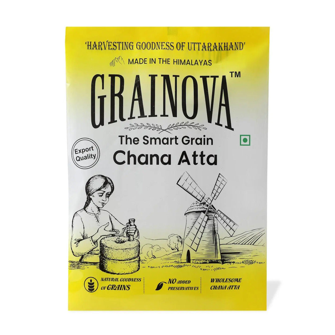 Combo Pack of Ragi Atta And Chana Atta