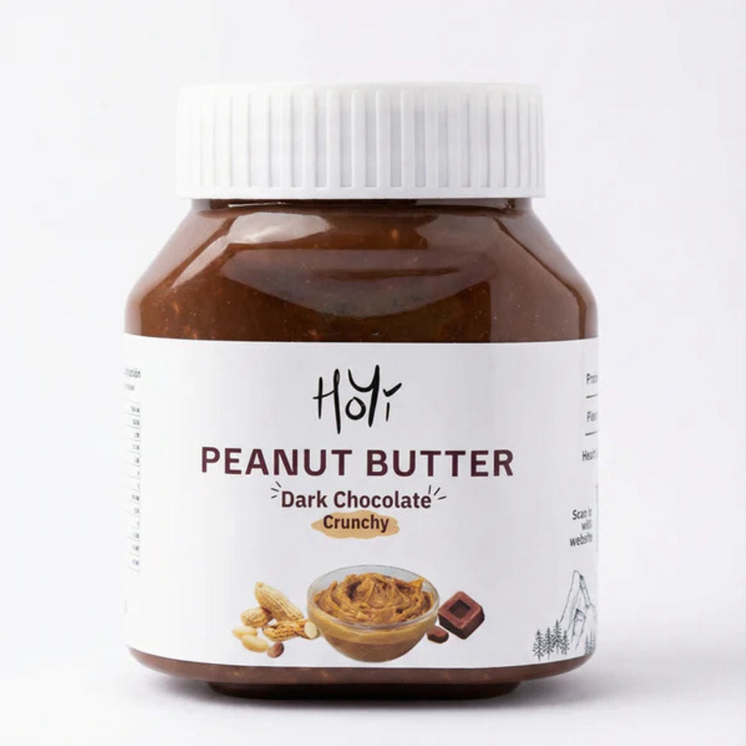 Dark Chocolate Peanut Butter - Crunchy (325 g)- Co-Branded