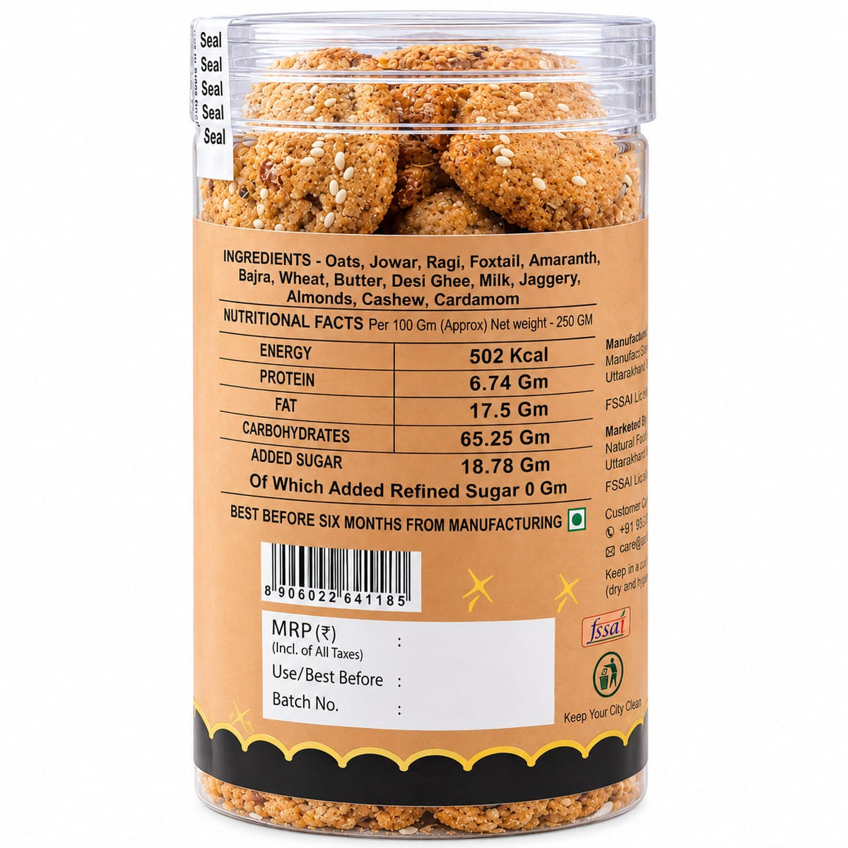 Multimillet Cookies