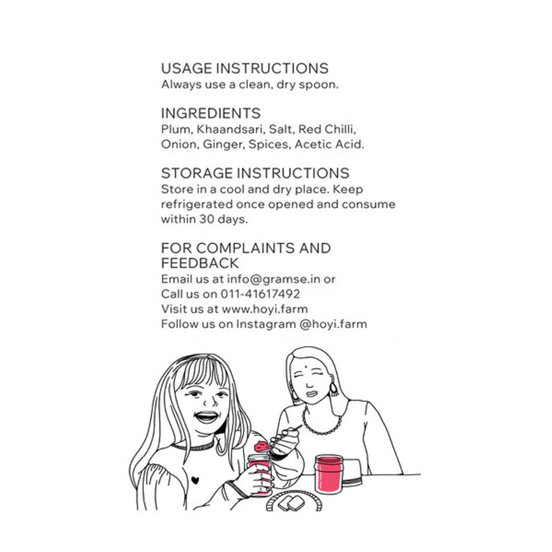 Plum Chutney - Kumaoni Recipe, Sweet and Spicy- Co-Branded